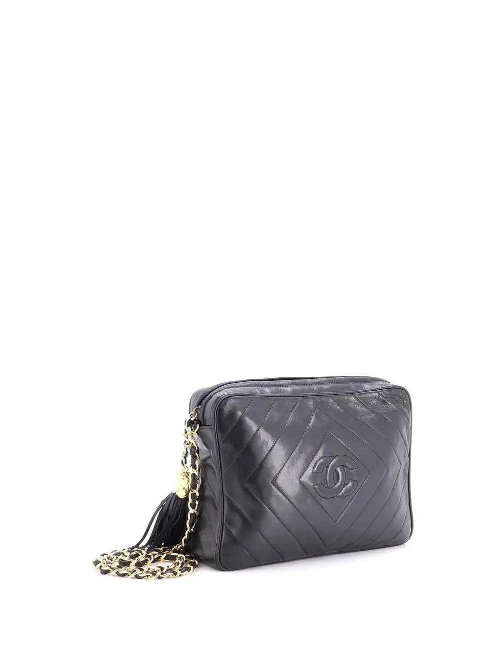 Chanel Vintage Diamond Cc Camera Bag #269700C24B
